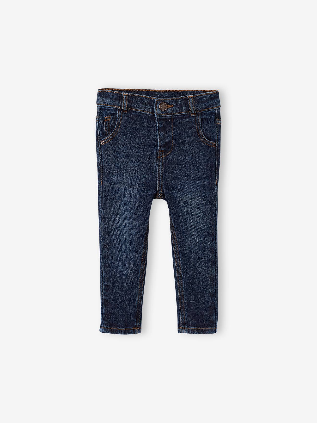Jean bébé coupe droite BASICS denim gris