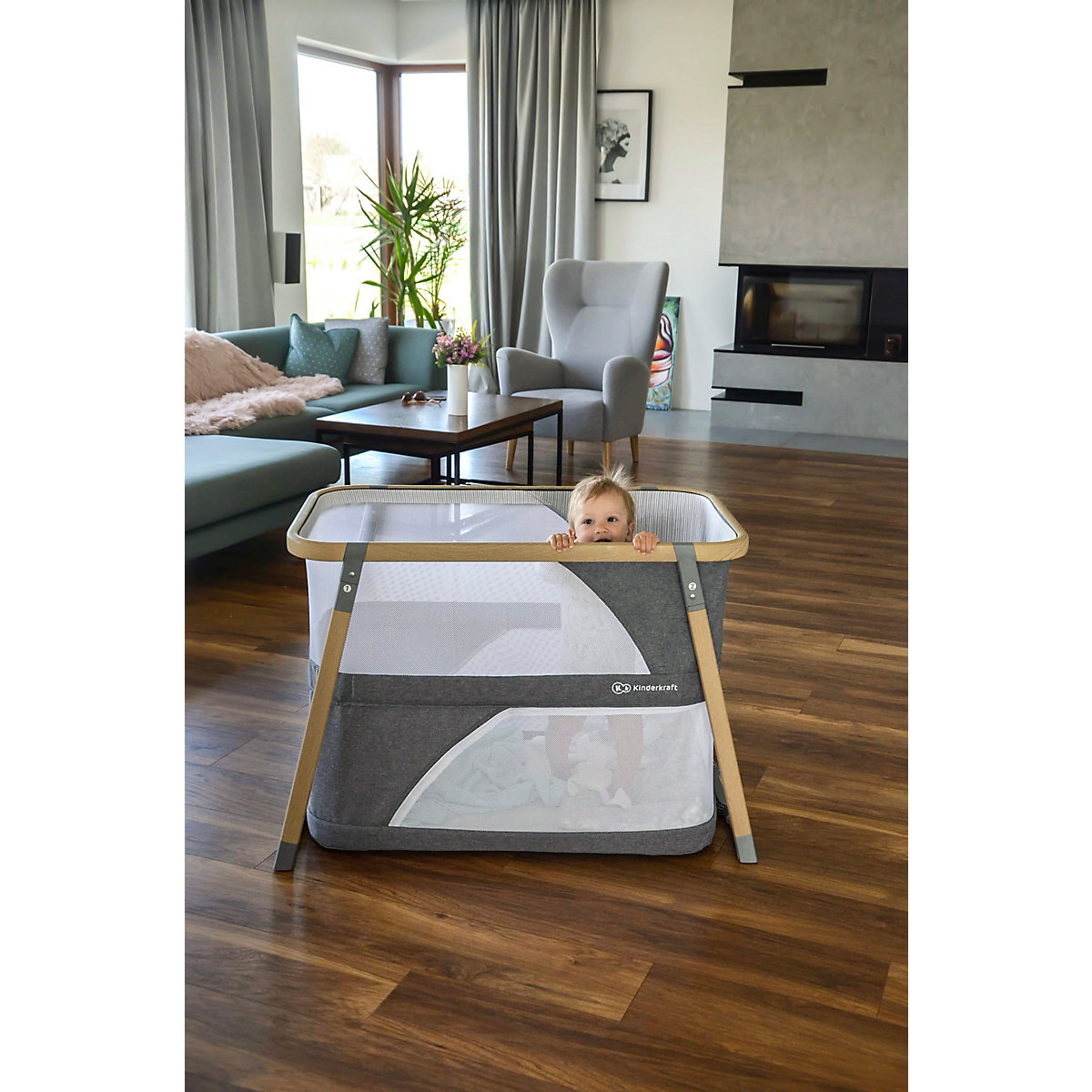 Reisebett Sofi, 4in1, grau