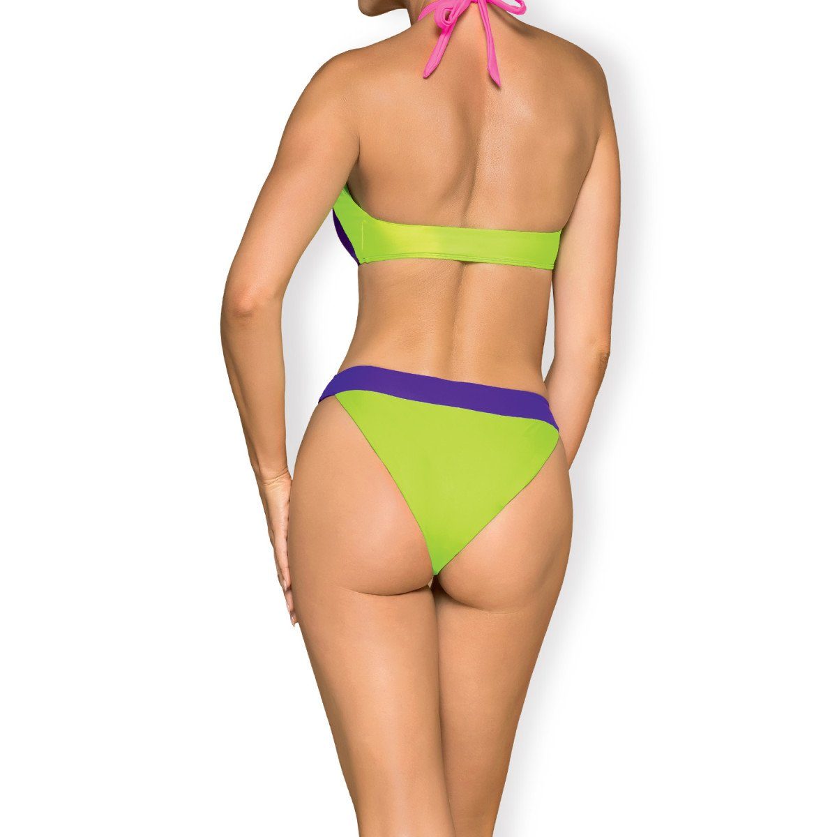 Obsessive Badekleid OB Playa Norte swimsuit green-purple - (L,M,S) OB Playa Norte swimsuit green-purple S