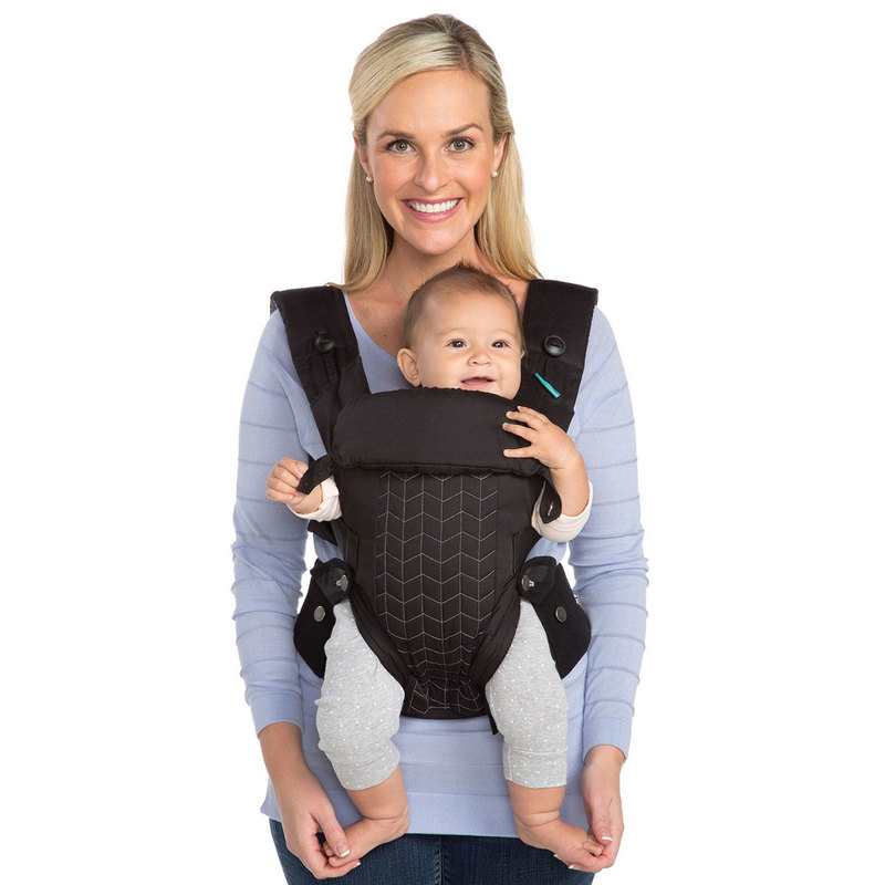 Porte-bébé 4 positions Upscale chevrons noir Infantino