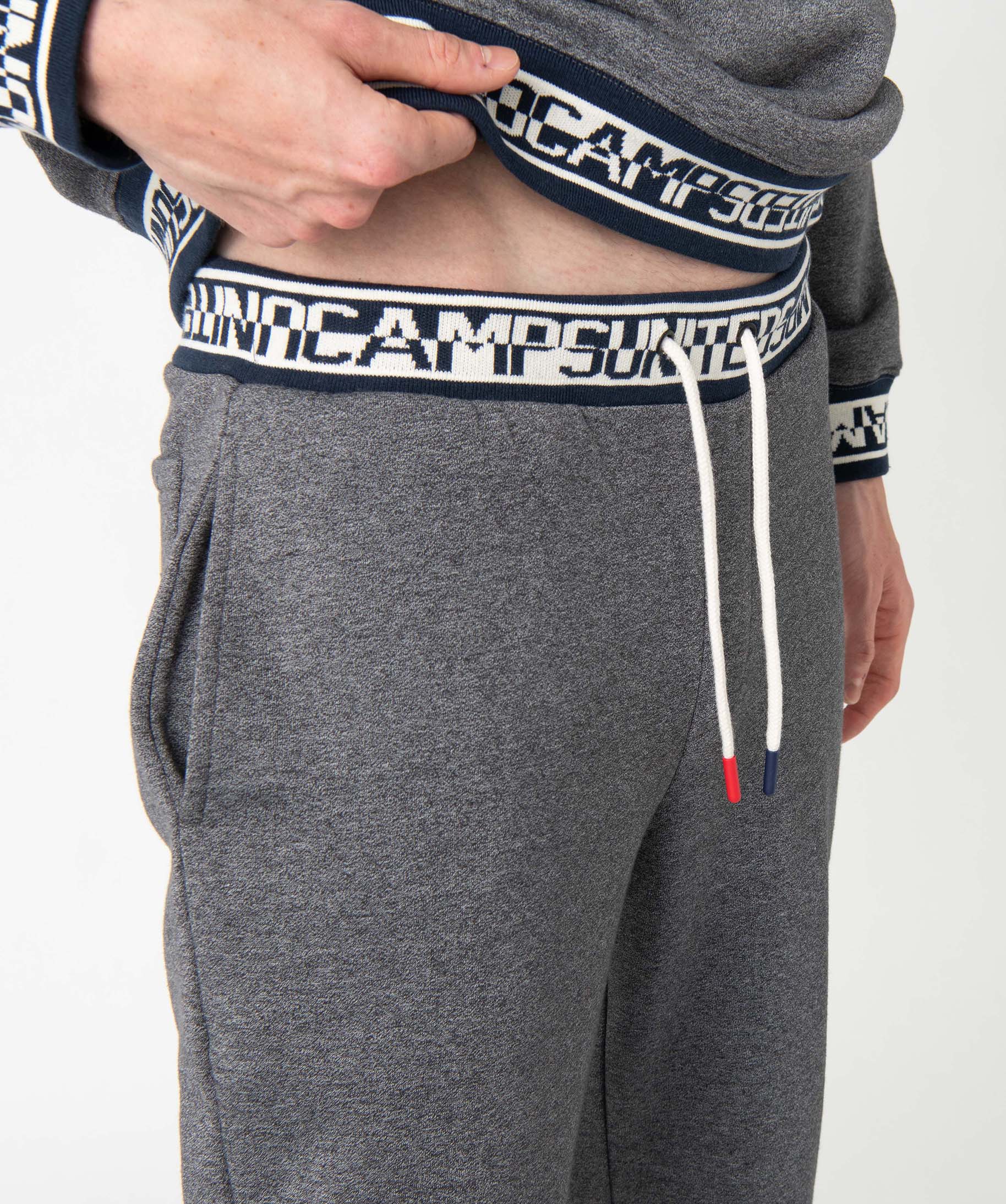 Pantalon de jogging homme avec ceinture imprimée – Camps ... gris | GEMO