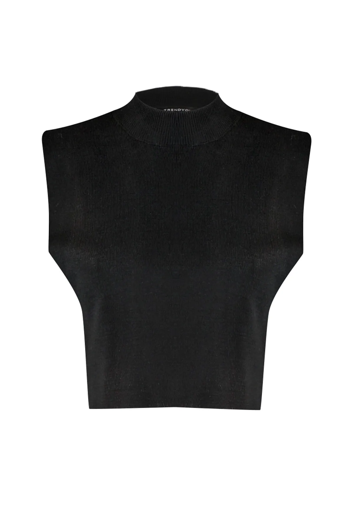 Trendyol Collection  Strickweste - Schwarz - Regular Fit