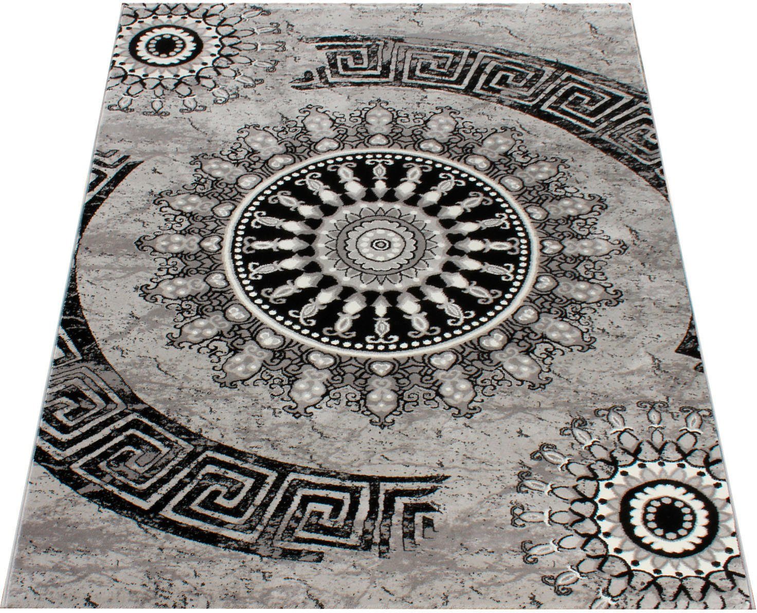 Teppich Tibesti 447, Paco Home, rechteckig, Höhe: 15 mm, Kurzflor, gewebt, Ornamente in dezenten Farbtönen
