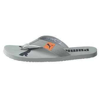 PUMA Cozy Flip Slides in grau