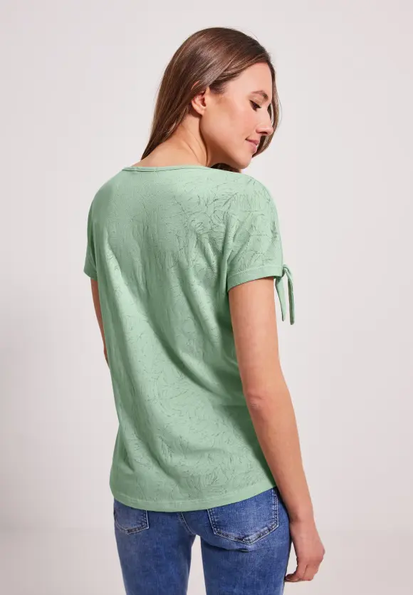 CECIL T-Shirt mit Knotendetail