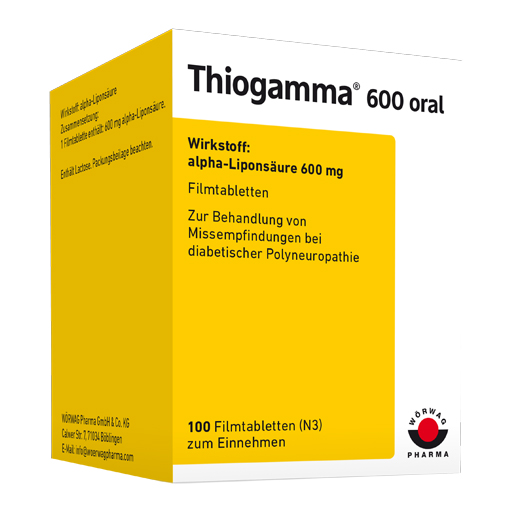 THIOGAMMA 600 oral Filmtabletten  100 St  Filmtabletten