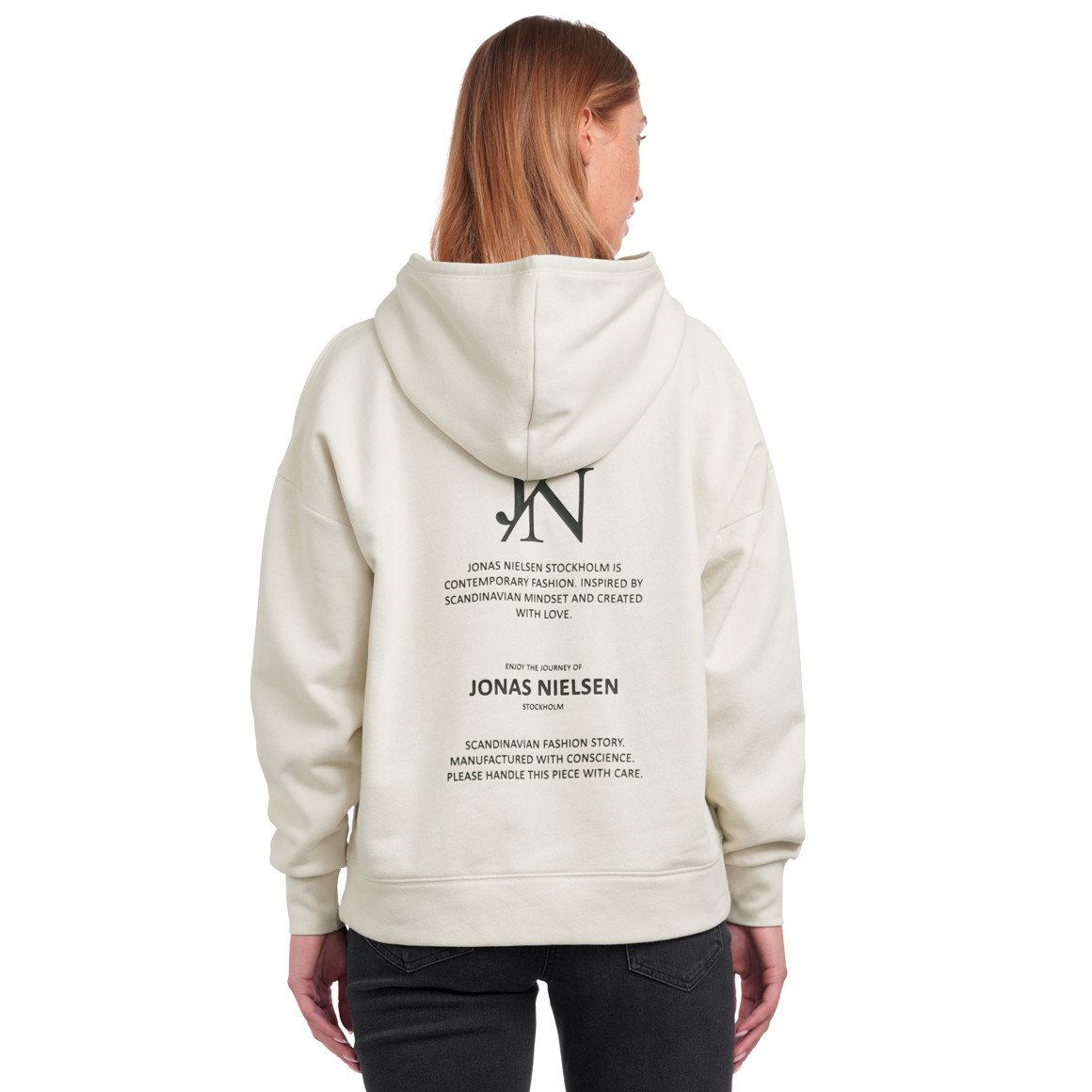 Damen Hoodie mit großem Rücken-Print