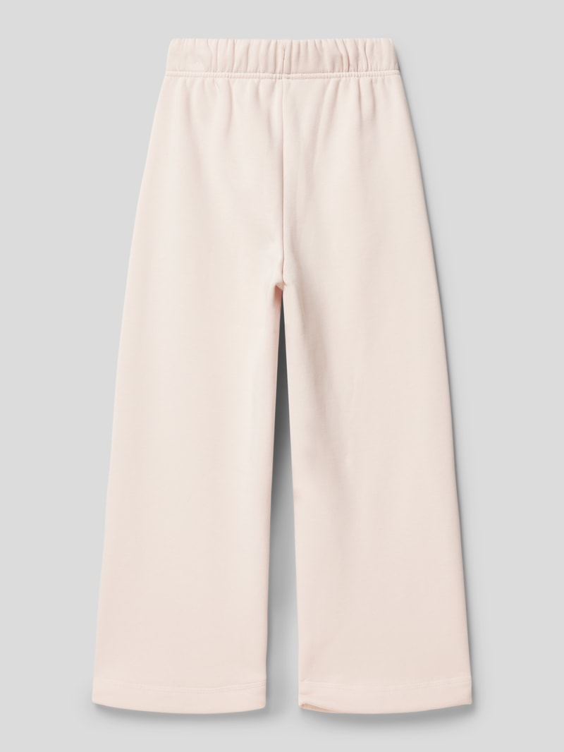 Sweatpants mit Label-Patch in sand