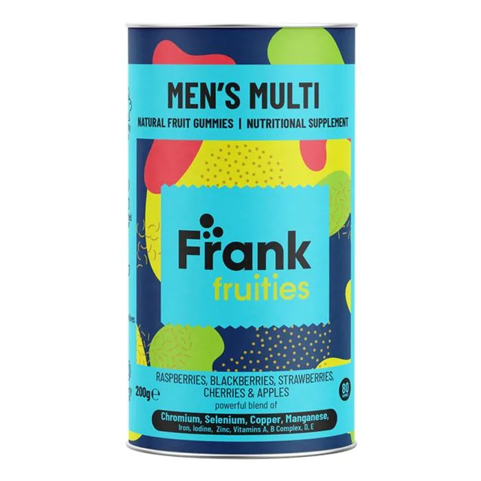 Frank Fruities Men's Health, Ζελέ φρούτων με προσθήκη βιταμινών και μετάλλων για άνδρες