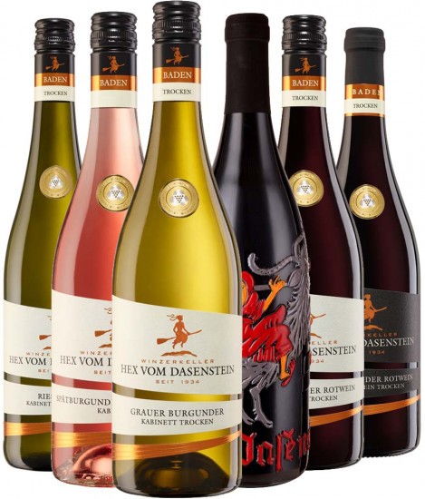 TRADITION-Paket - Sagenhafte Weine! - Winzerkeller Hex vom Dasenstein