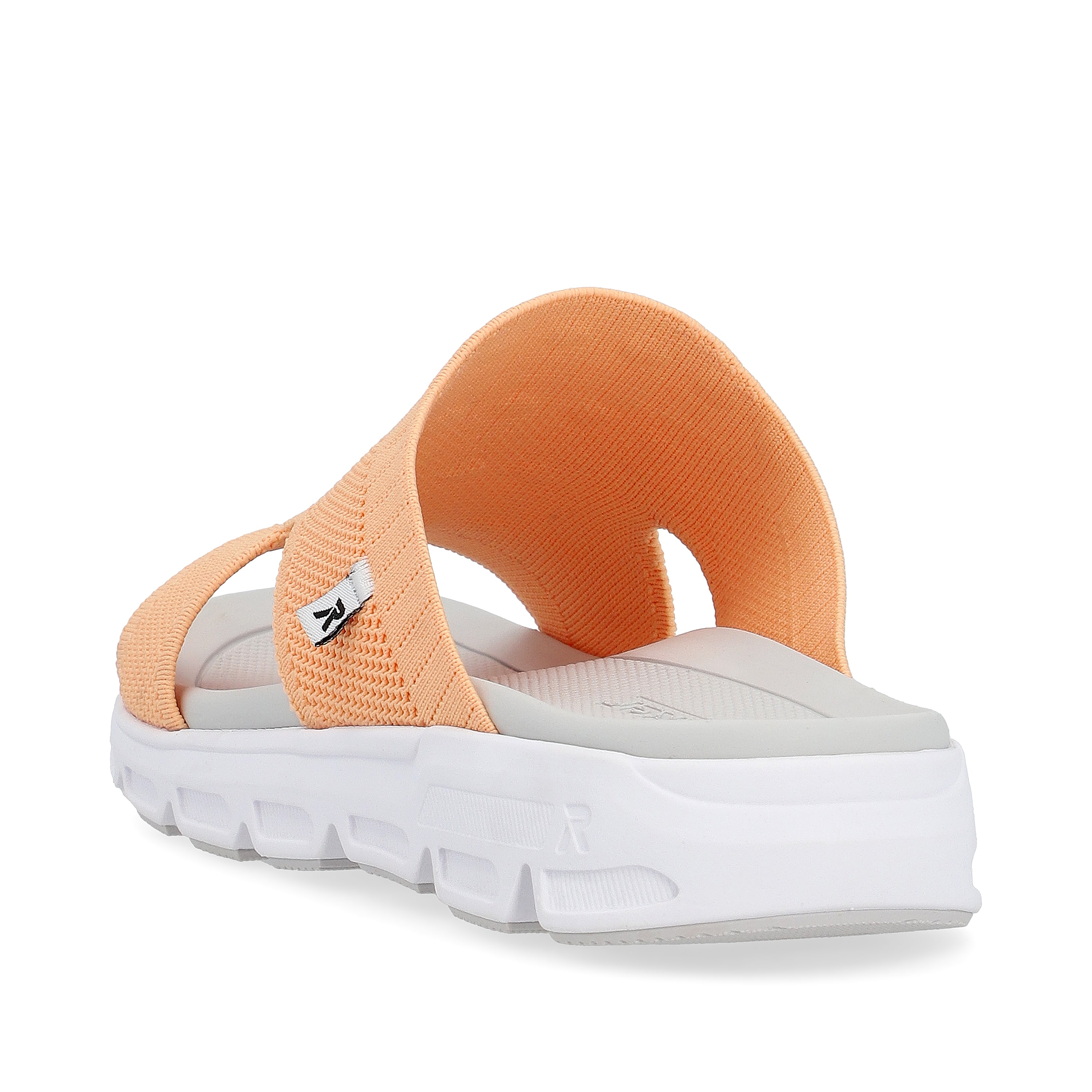Rieker Damen Pantoletten neon orange