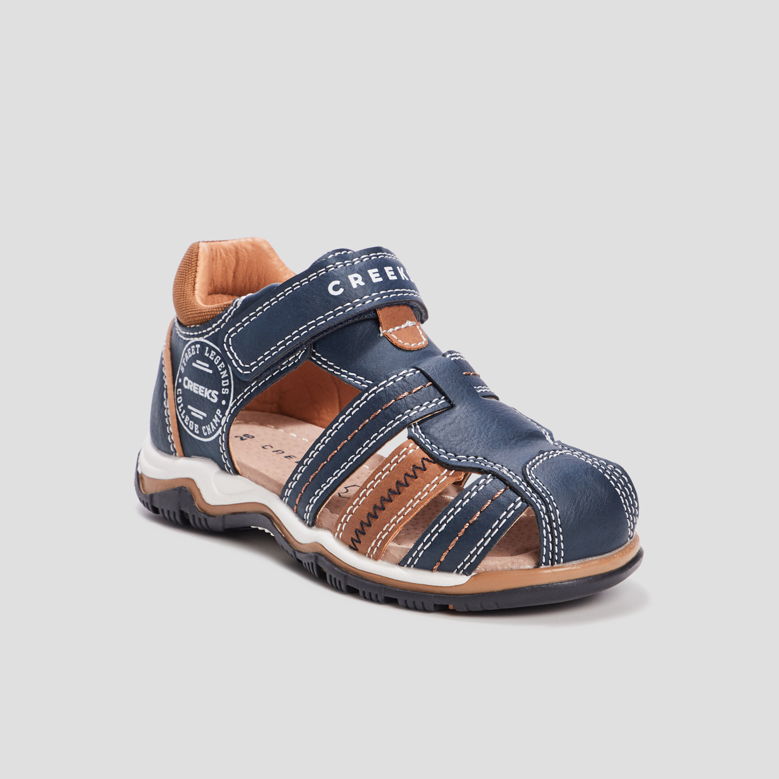 Sandales Creeks bleu garçon | La Halle