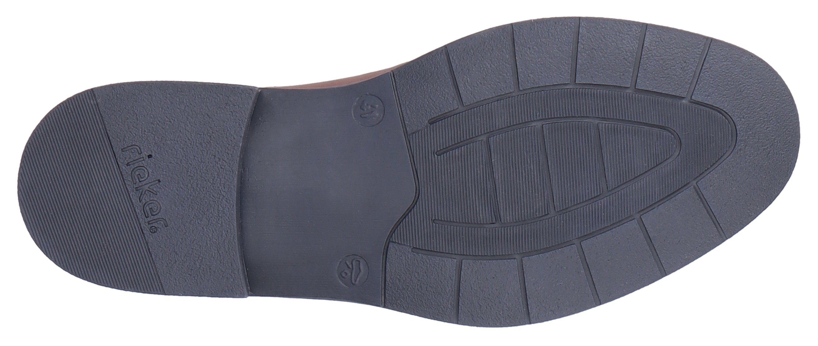 Rieker Slipper mit Reißverschluss an der Seite