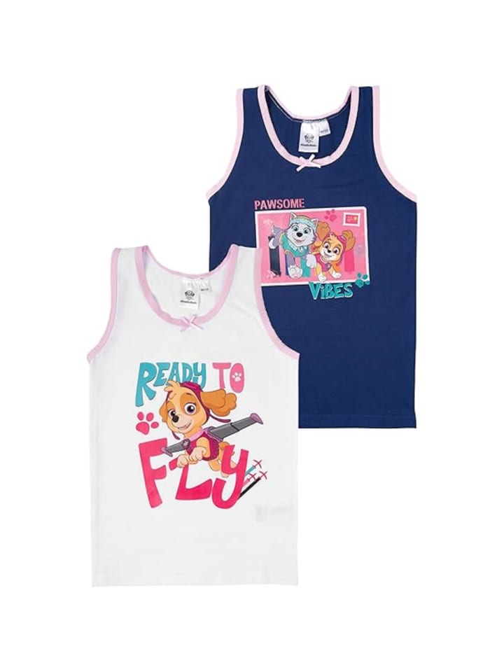 Paw Patrol Paw Patrol Unterhemd für Mädchen Kinder Tank Top Unterwäsche in Mehrfarbig günstig kaufen