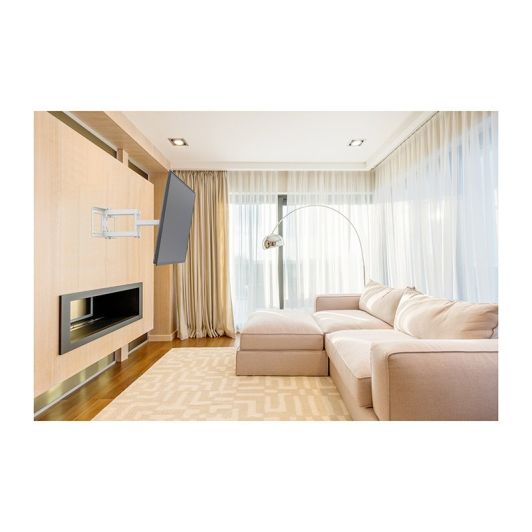 Suport de perete EDENWOOD D2 cu telecomandă, alb, pentru televizoare de 26