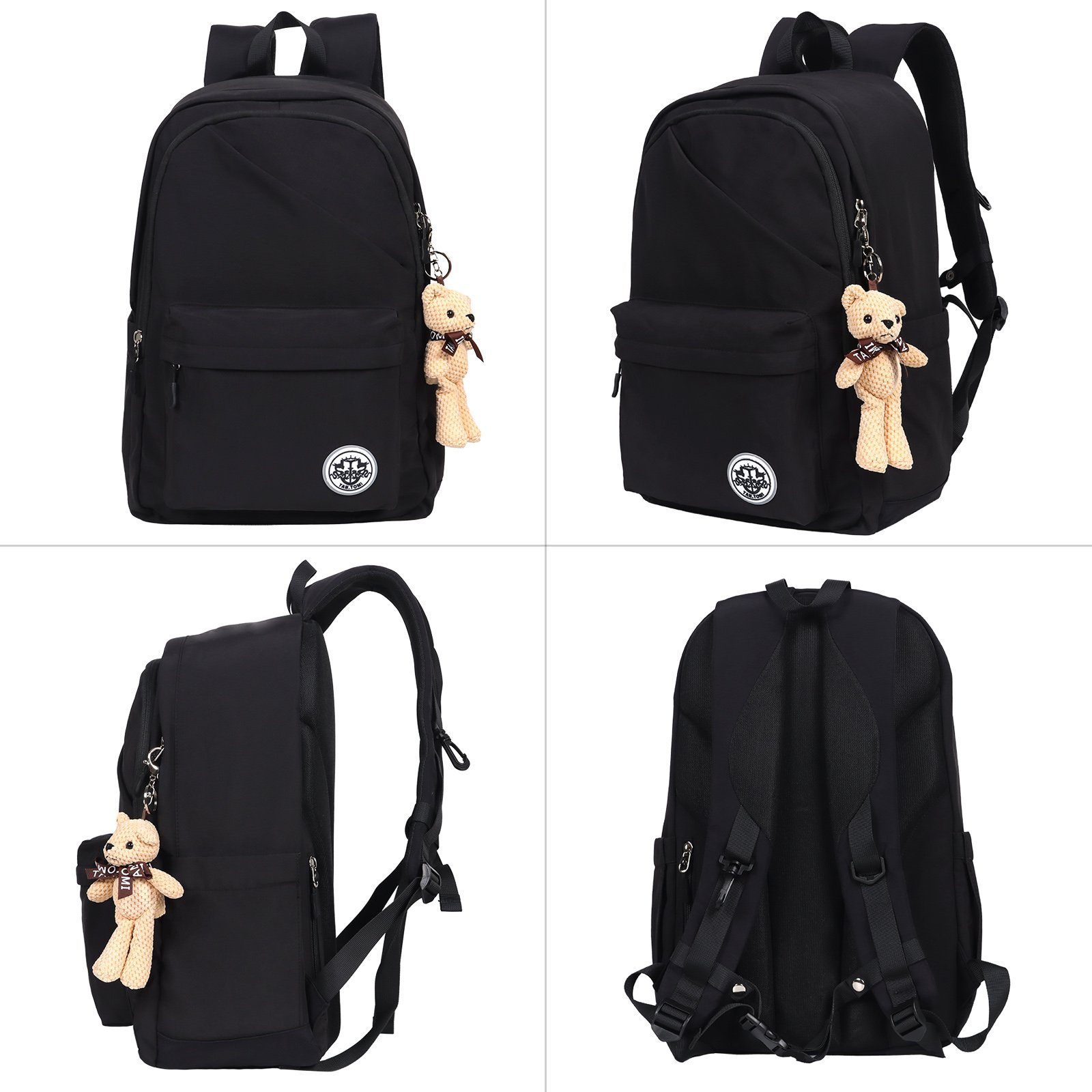 TAN.TOMI Freizeitrucksack Rucksack Teenager mädchen Schulranzen Jungen Schulrucksack Schultasche, Große Fassungsvermögen Modisch Rucksack Mädchen für Schule oder Reisen
