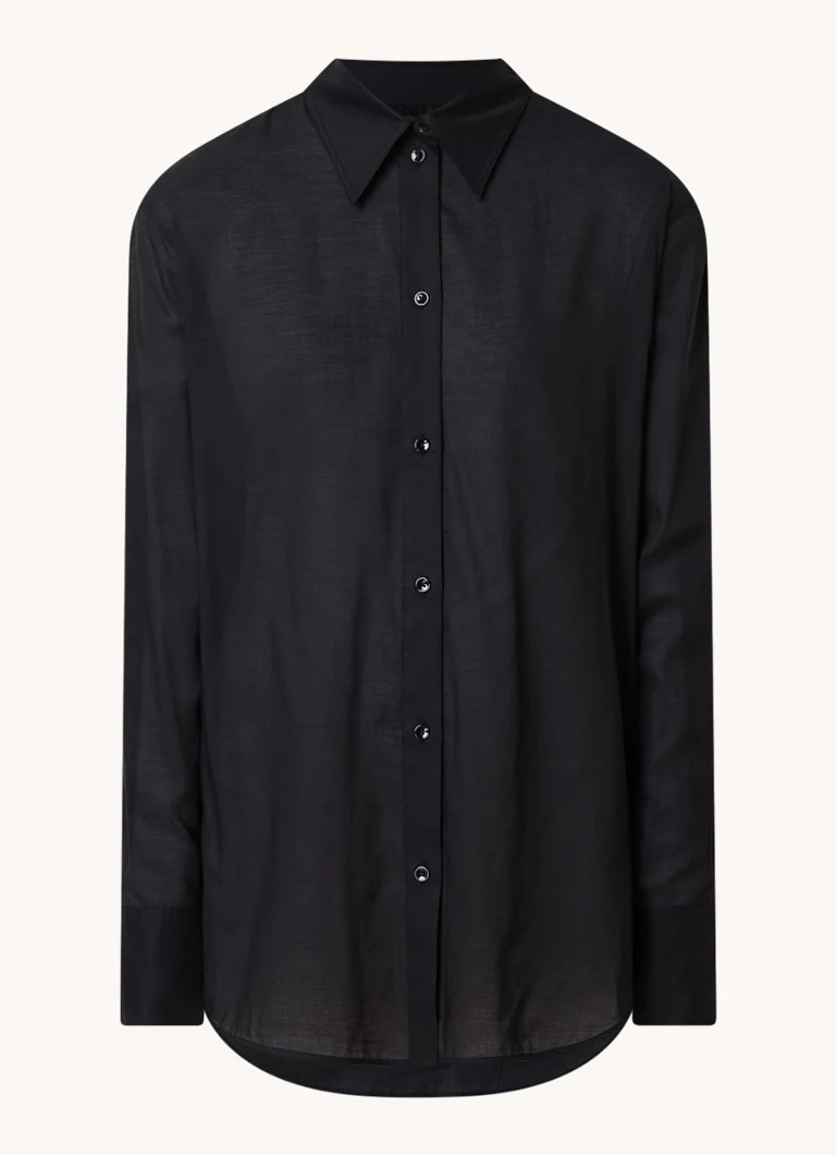 TOTEME  Semi-transparante blouse in lyocellblend