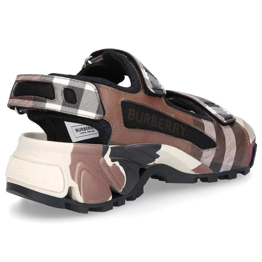 Burberry - Sandalen ARTHUR Baumwolle - braun