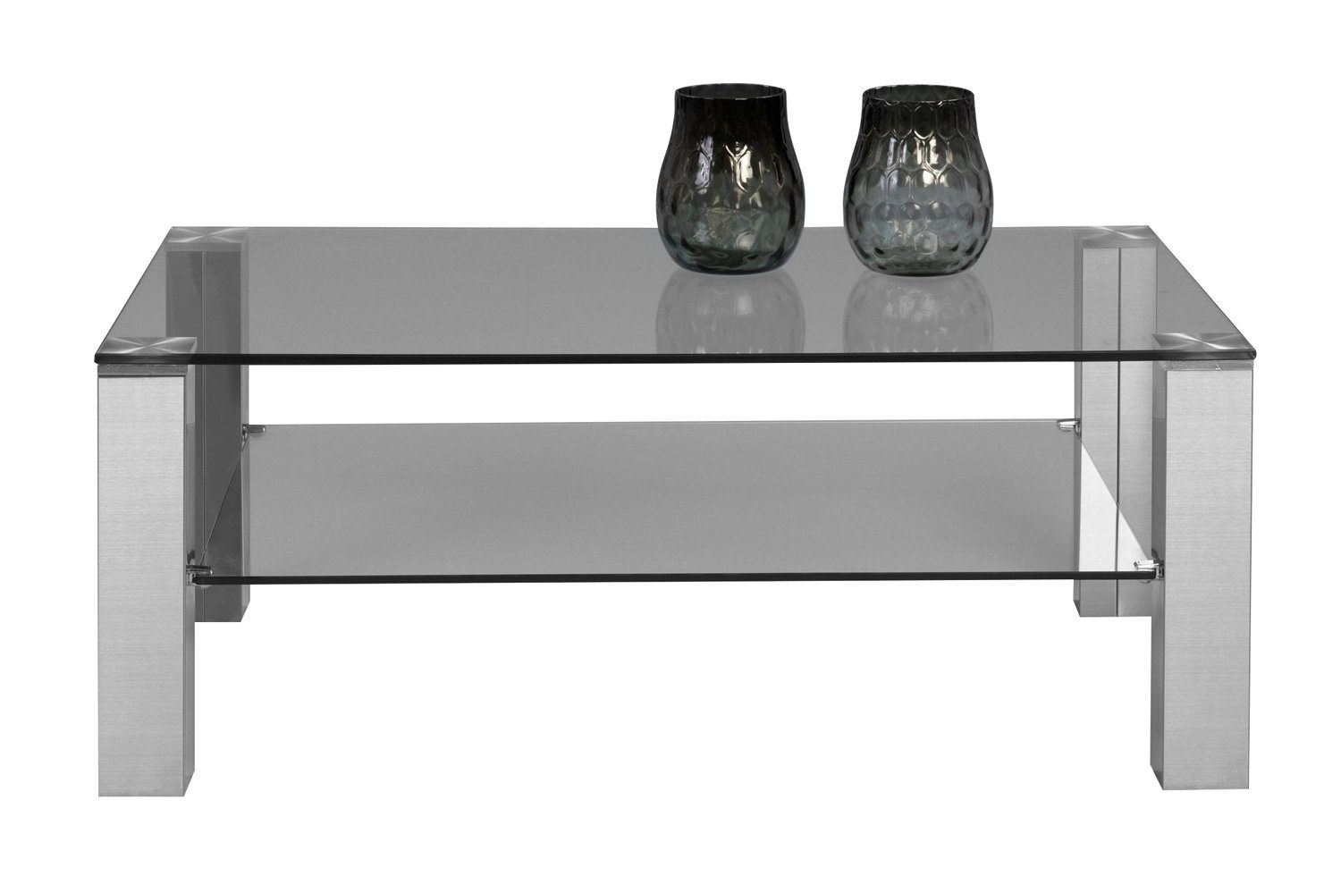 M2 Kollektion Couchtisch Couchtisch, CREO, Grau, B 105 x T 65 cm