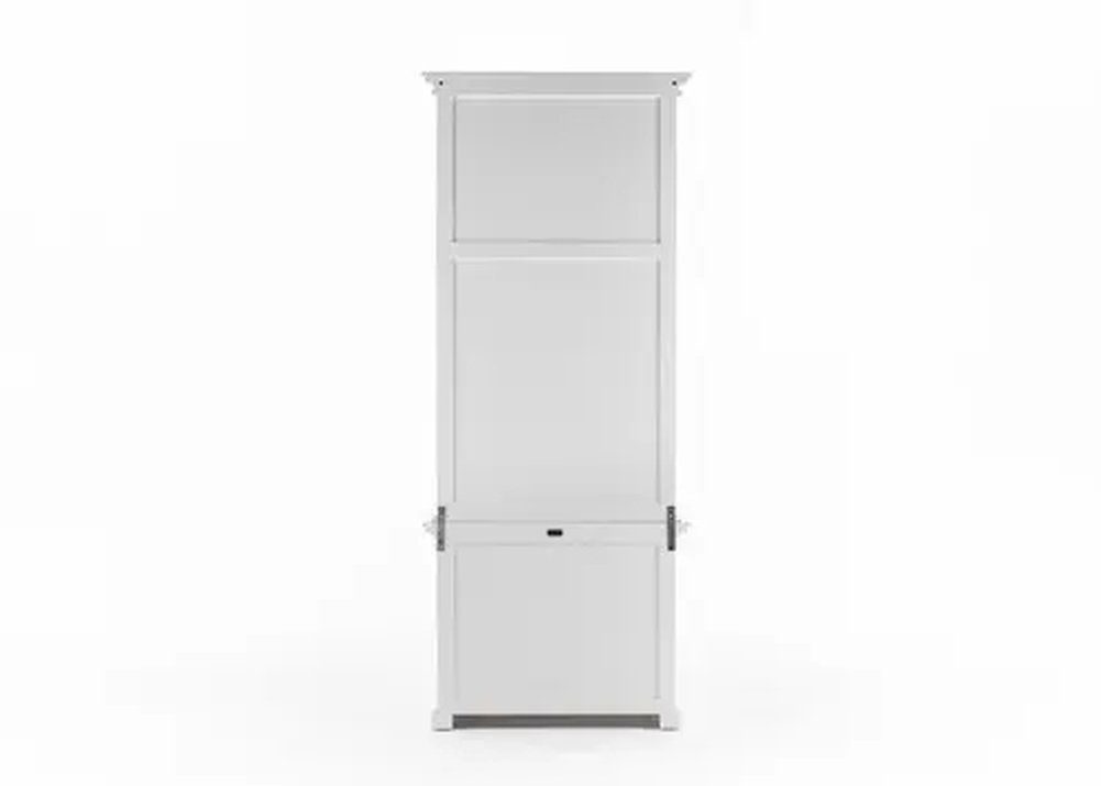 Novasolo Küchenbuffet Provence Verstellbare Regale, Single-Bay Hutch Kabinett