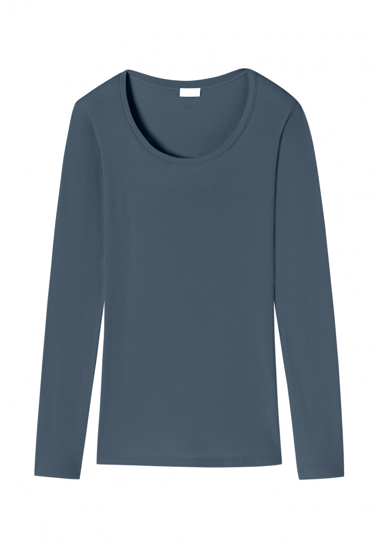 Shirt langarm jeansblau - Revival Martina