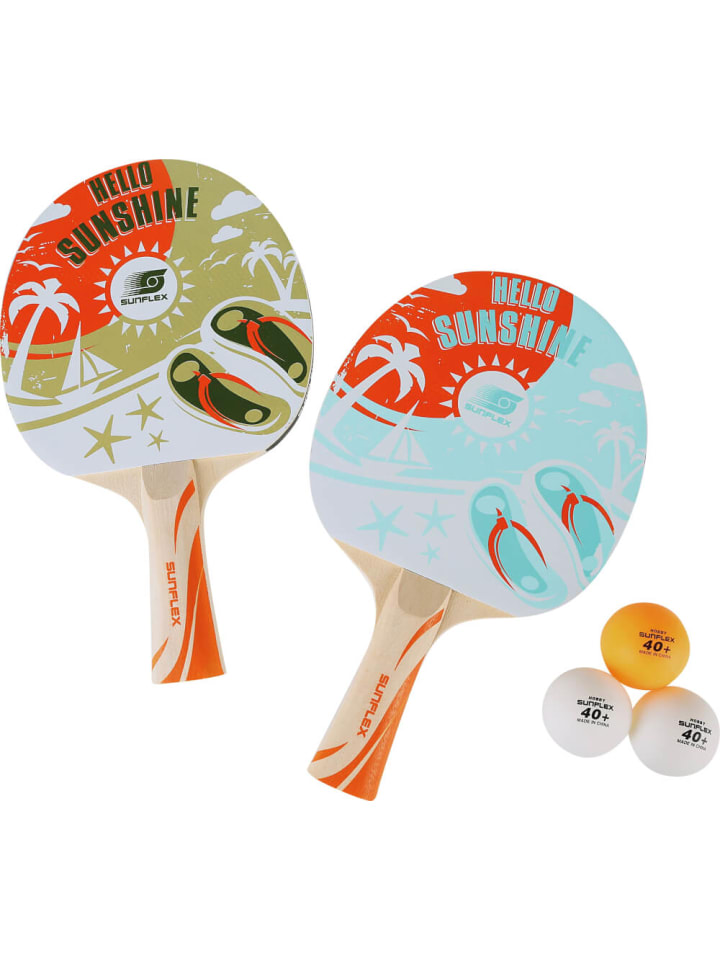 Sunflex Tischtennisset Lifestyle mit Sommerdesign günstig kaufen onesize