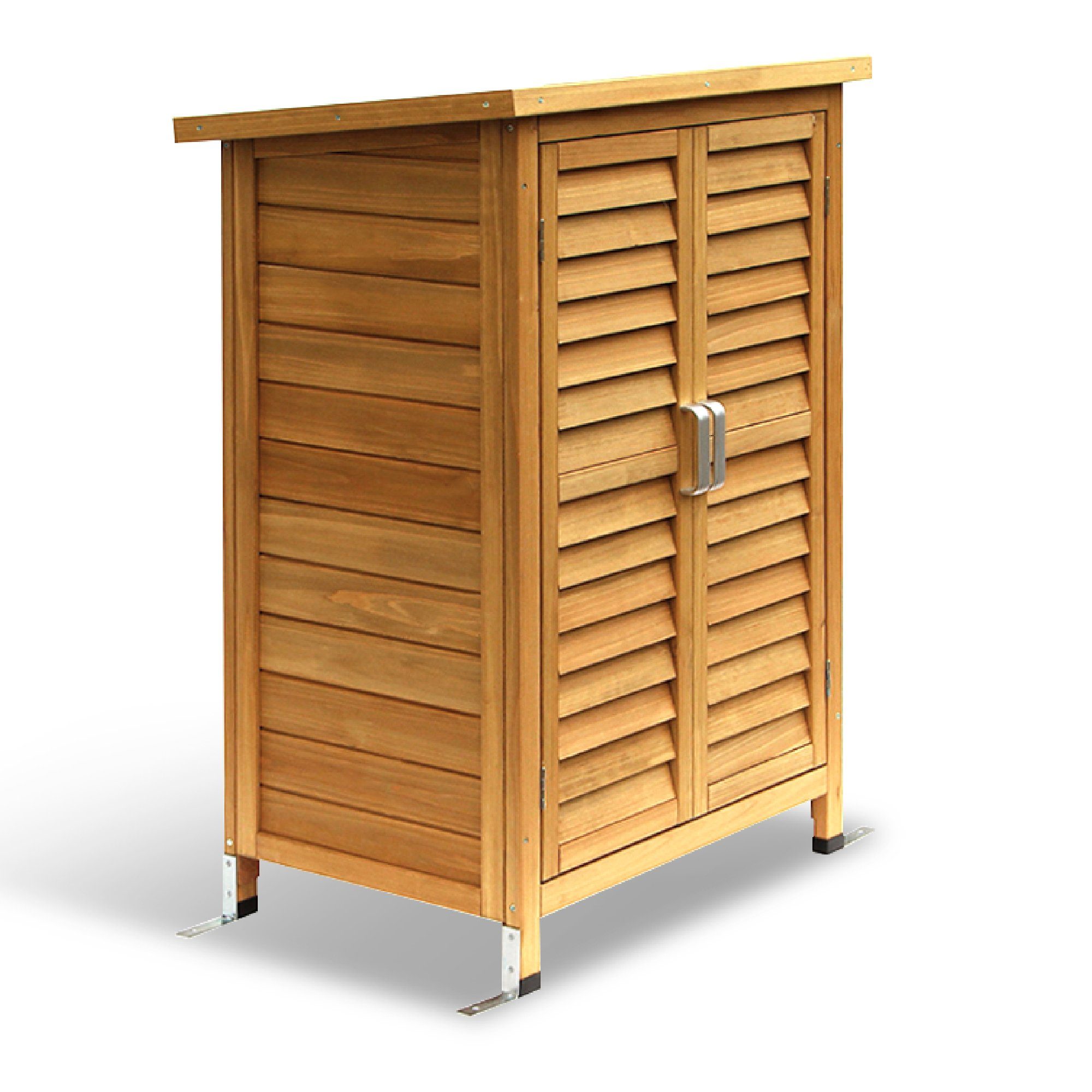 MCombo Gartenbox MCombo Gartenschrank Geräteschuppen Werkzeugschrank 0690/0870/1280, Outdoor-Schrank Gartenbox, aus Holz