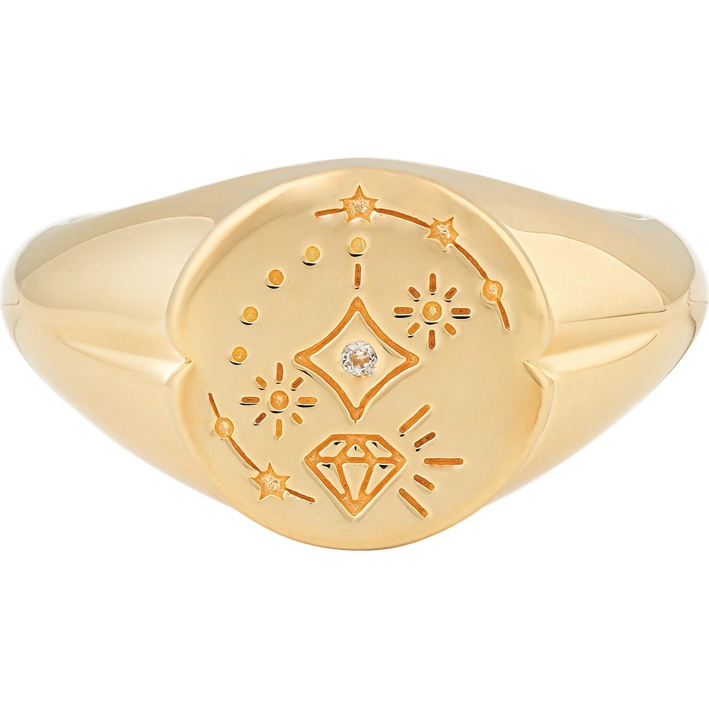 caï Bague pour femme 925 Argent or Bague