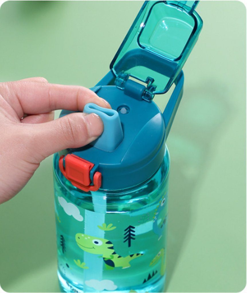 autolock Trinkflasche Trinkflasche Kinder Auslaufsicher 600ml