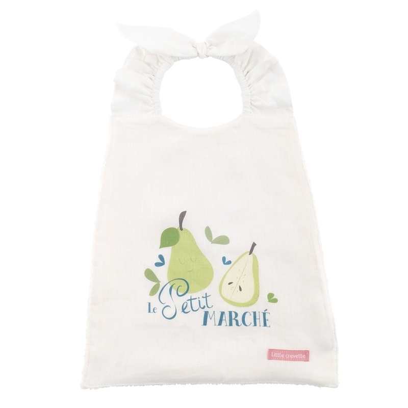 Serviette bavoir Le Petit Marché