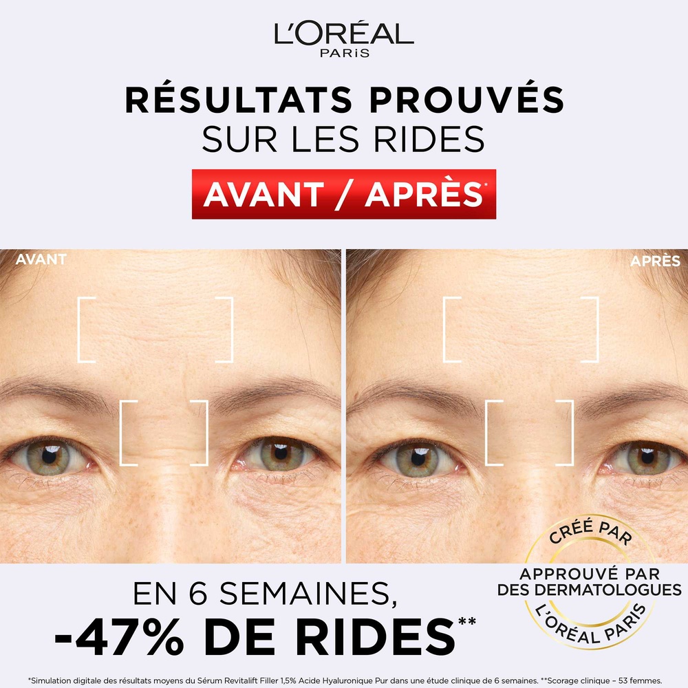 L'Oréal Paris Revitalift Filler Sérum Anti-Rides Acide Hyaluronique Concentré