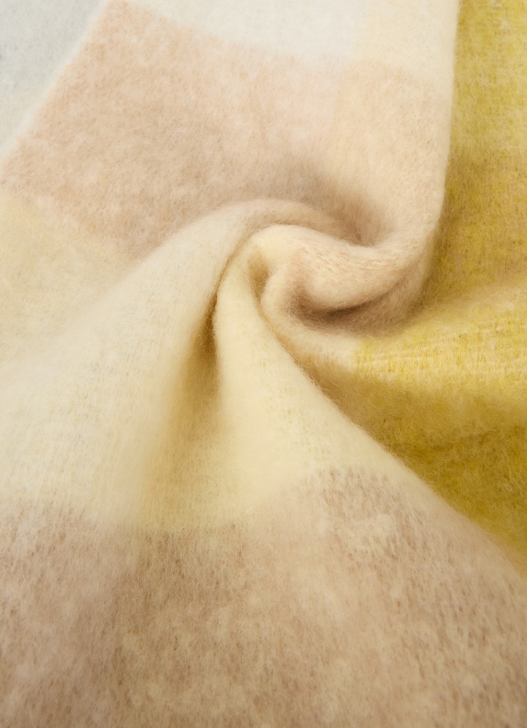 Sciarpa a quadri con frange Modström ArisMD, 220 x 35 cm
