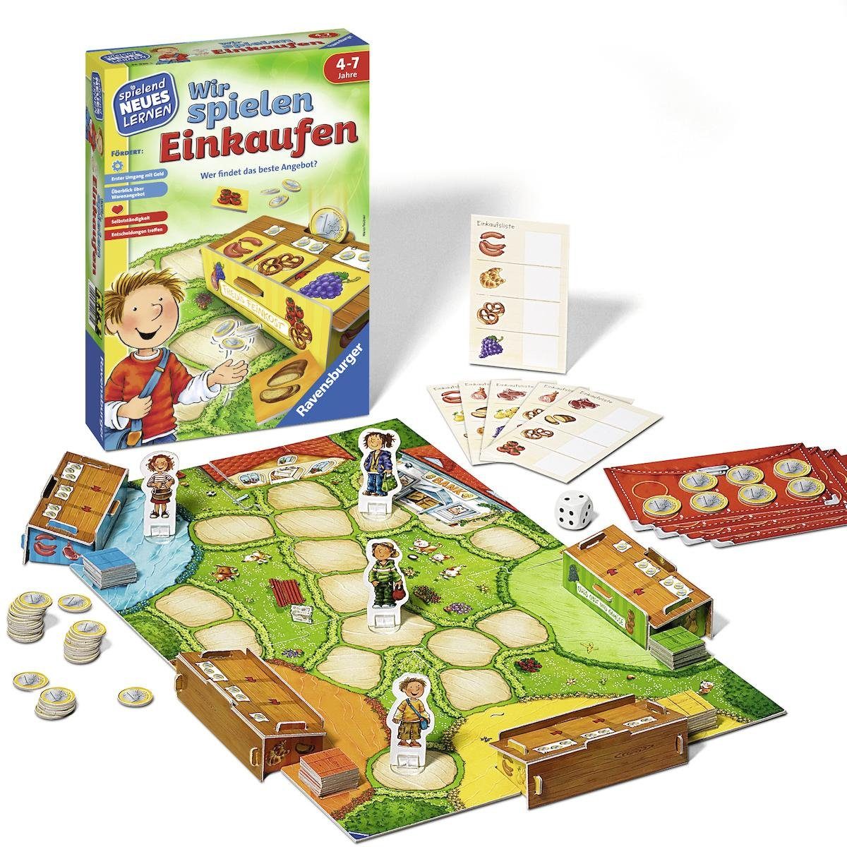 Ravensburger Spiel, Wir spielen Einkaufen, Made in Europe, FSC® - schützt Wald - weltweit