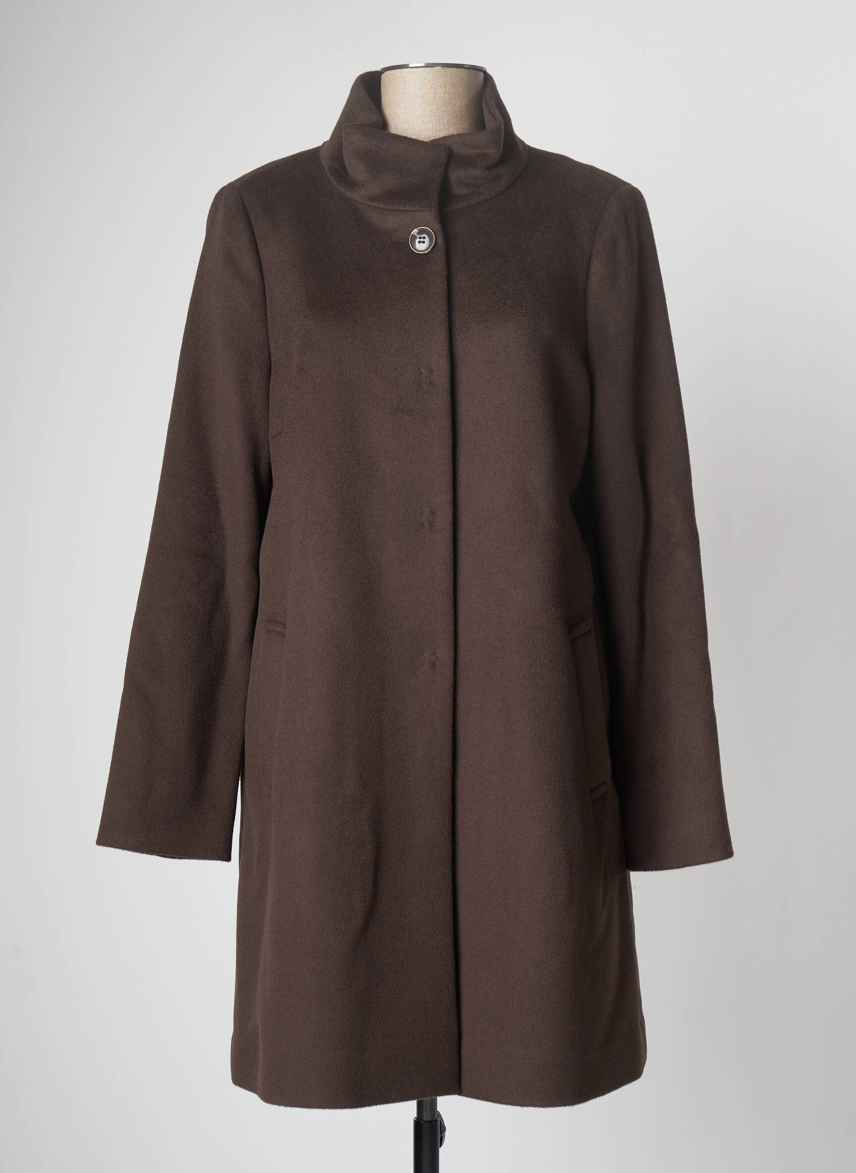 Devernois Manteaux Longs Femme couleur marron