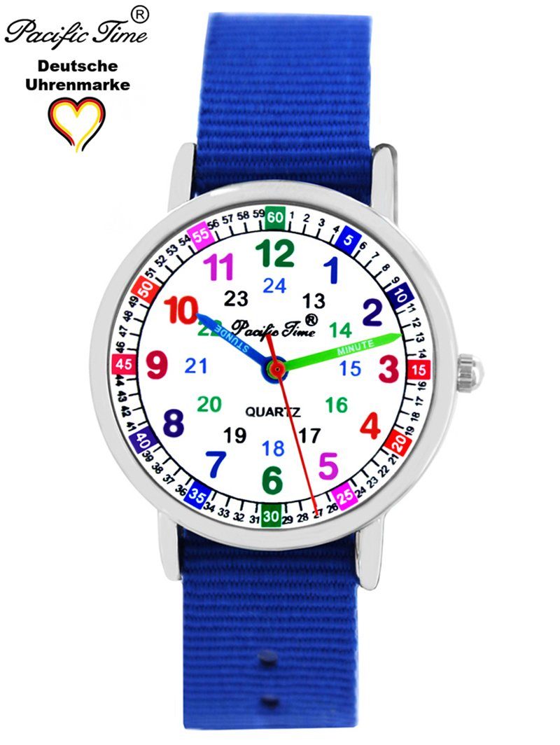Pacific Time Quarzuhr Kinder Armbanduhr Lernuhr Wechselarmband, Mix und Match Design - Gratis Versand