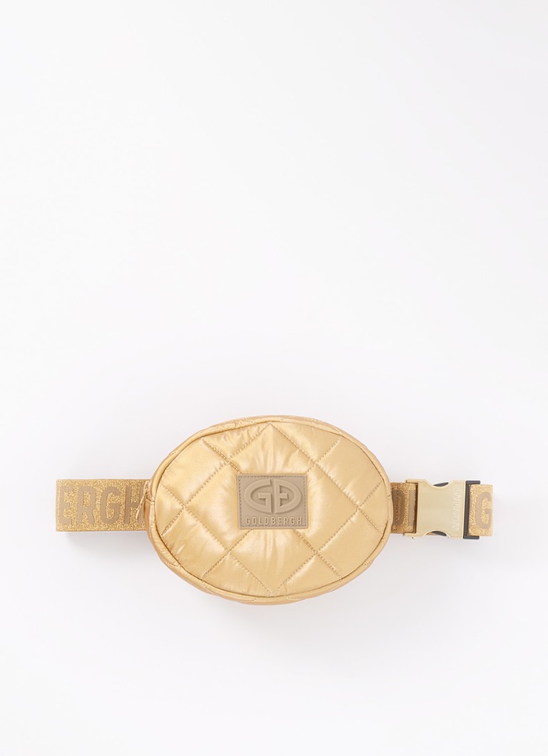 Sac banane Goldbergh français à motif matelassé et logo
