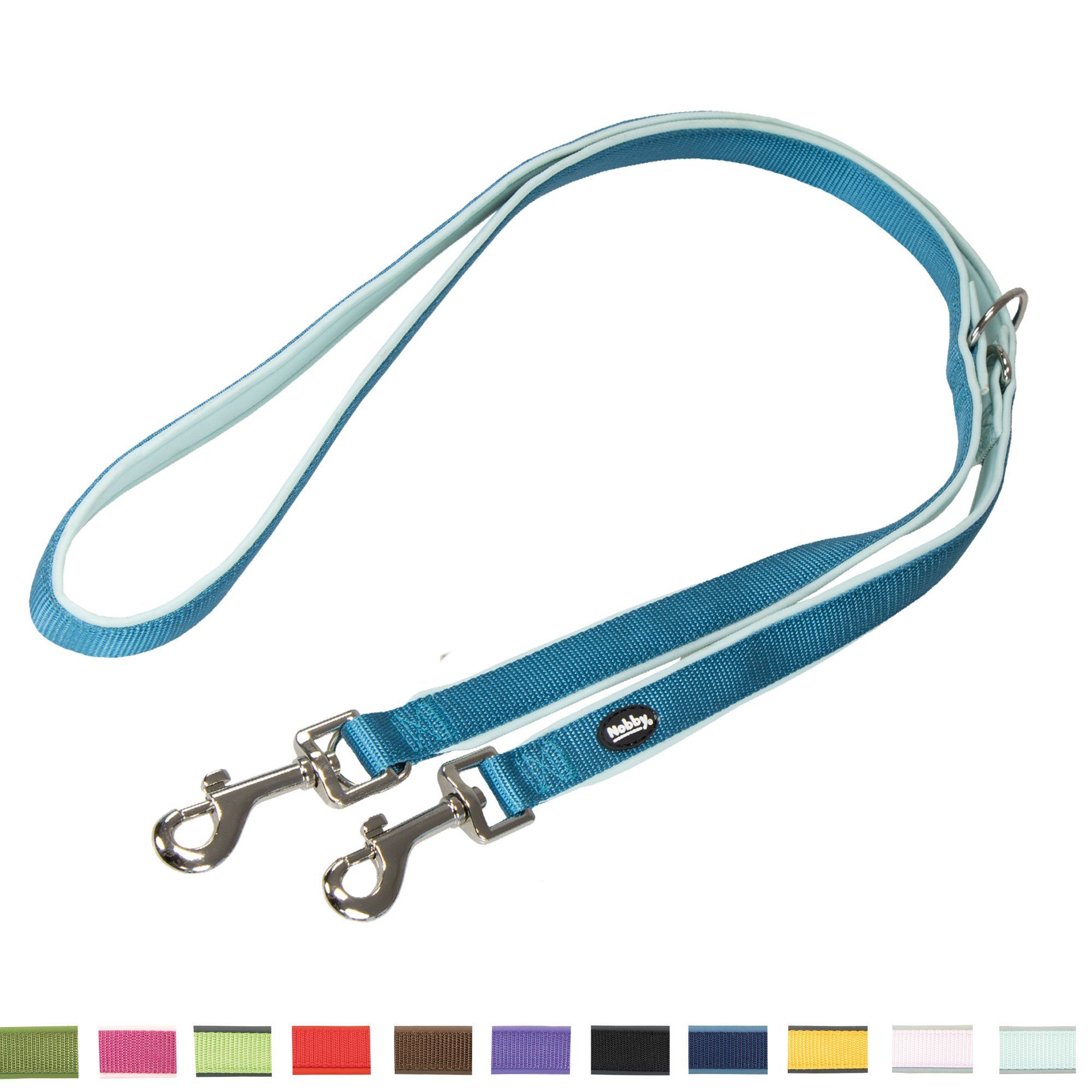 Nobby Führleine Führleine Classic Preno - Hundeleine mit Neopren, Nylon mit Neopren (1-tlg), viele trendige Farben
