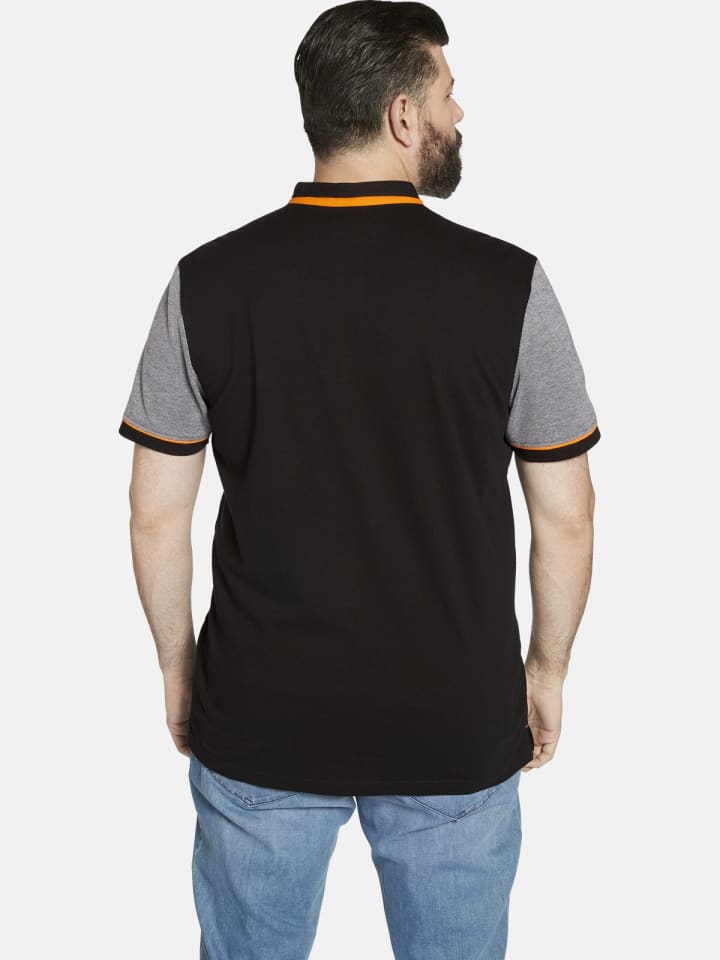 Charles Colby Poloshirt EARL FISBY in schwarz günstig kaufen L