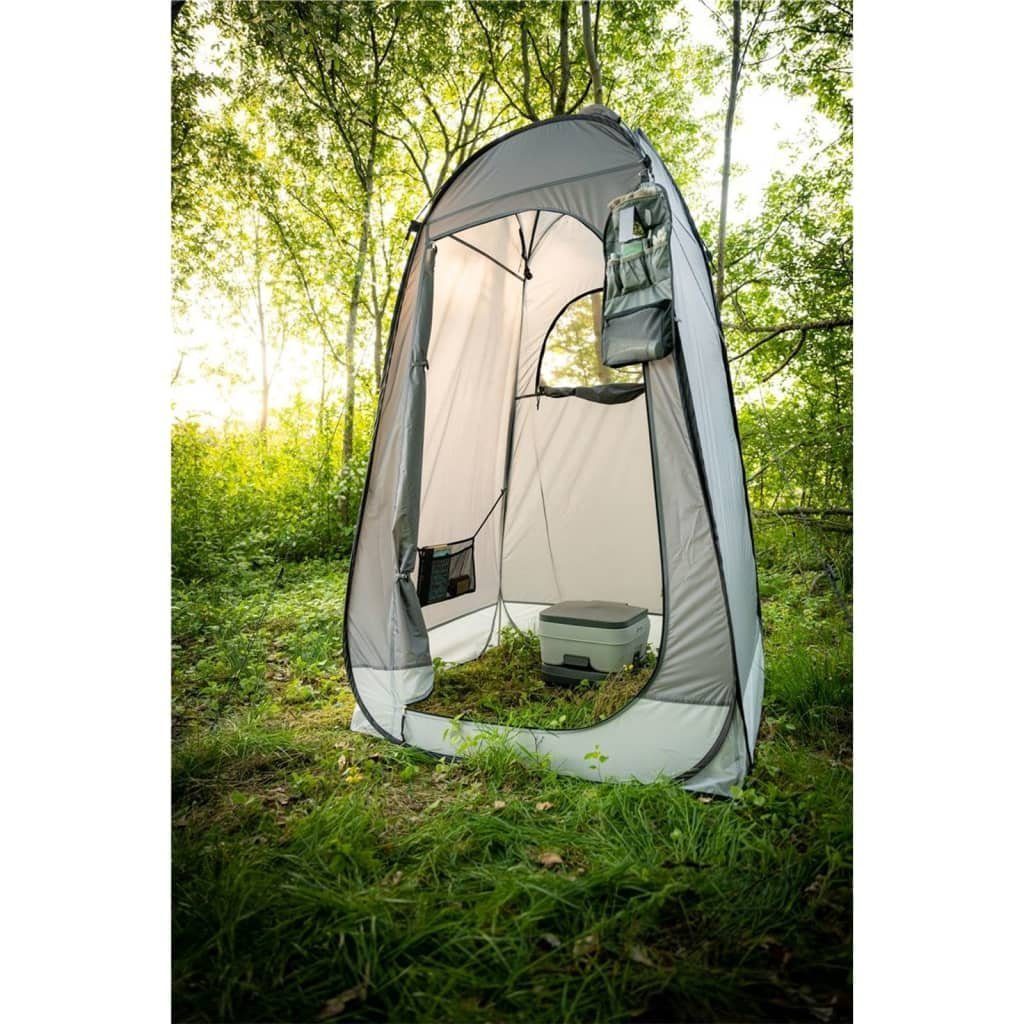easy camp Solardusche Pop-Up-Toilettenzelt Little Loo Granitgrau