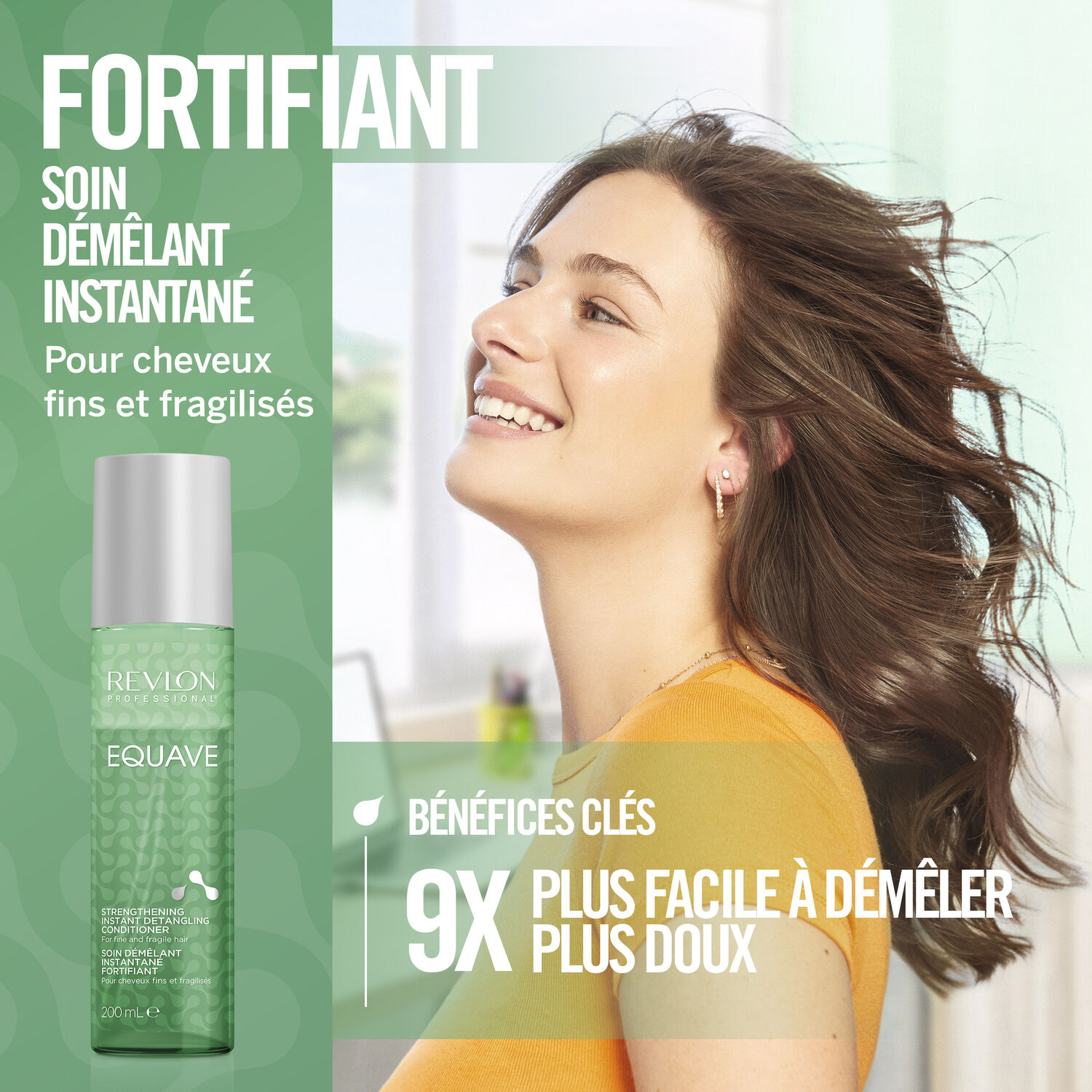 revlon professional Equave™ Après-Shampooing Démêlant Bi-Phase Fortifiant