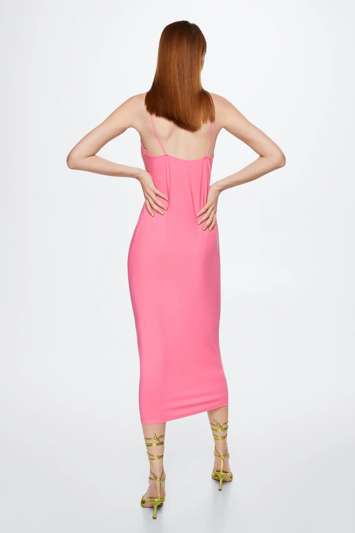 MANGO  Rosa Damenkleid 37022005