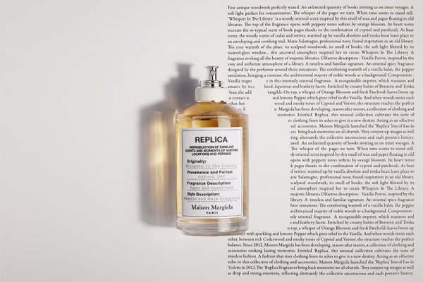 Maison Margiela Replica Whispers in the Library Eau de Toilette
