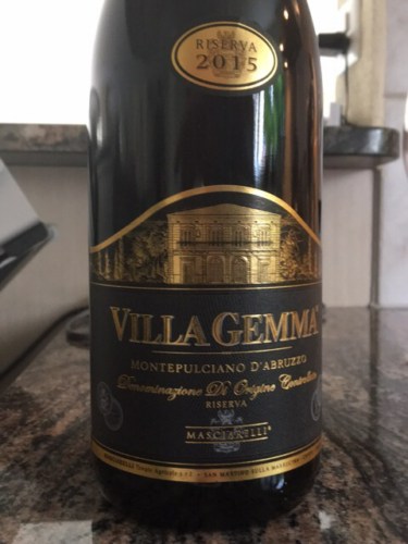 Villa GemmaMontepulciano d'Abruzzo Riserva 2015