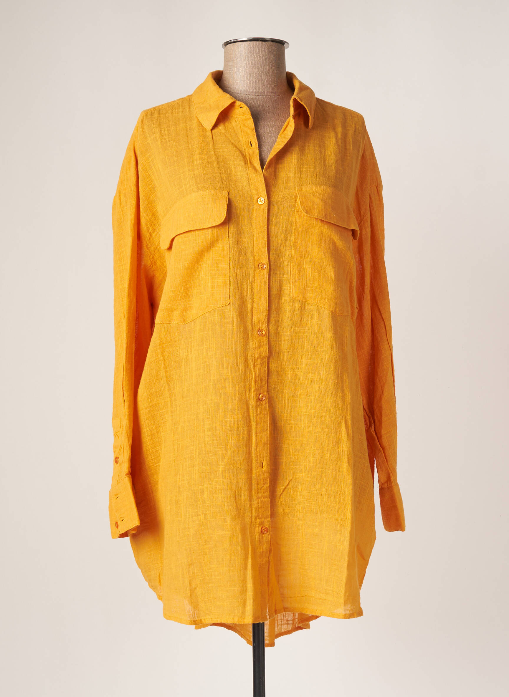 Tiffosi Tuniquemanchelongue Femme couleur jaune