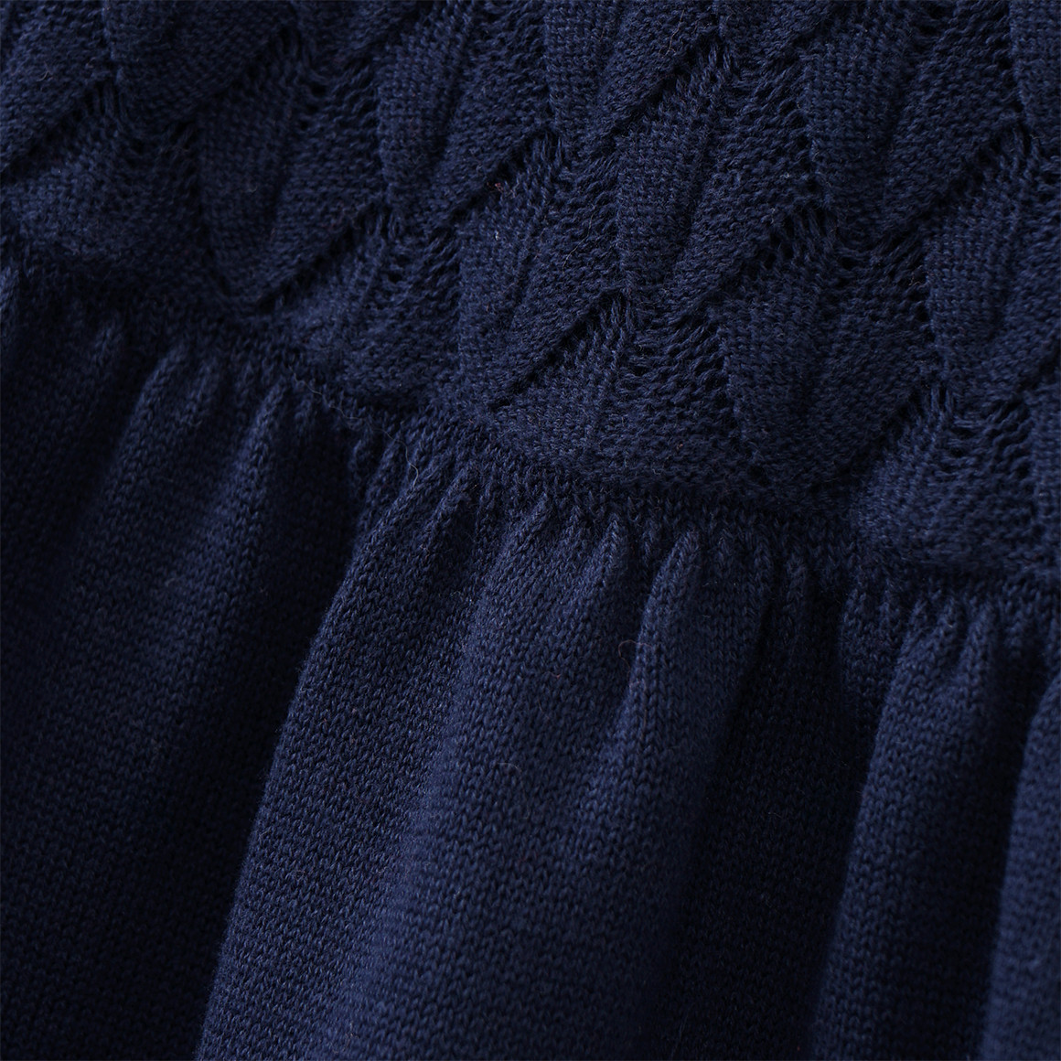 Mädchen Strickkleid mit Struktur