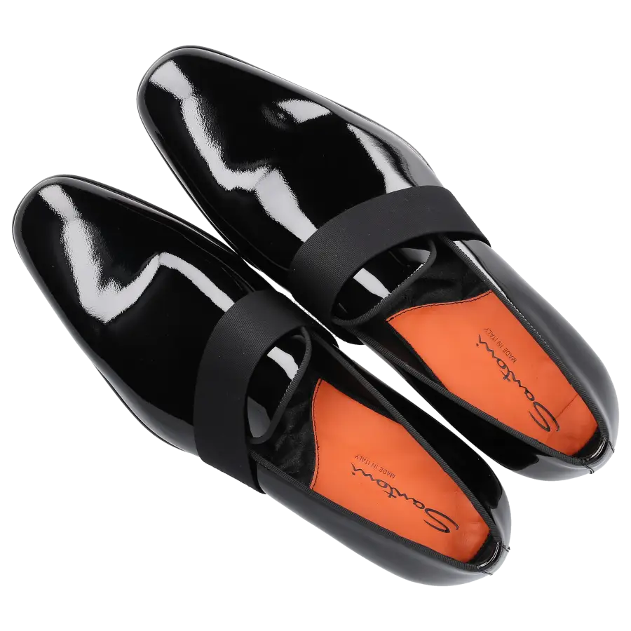 Santoni - Loafer MCNM15 Lackleder - schwarz