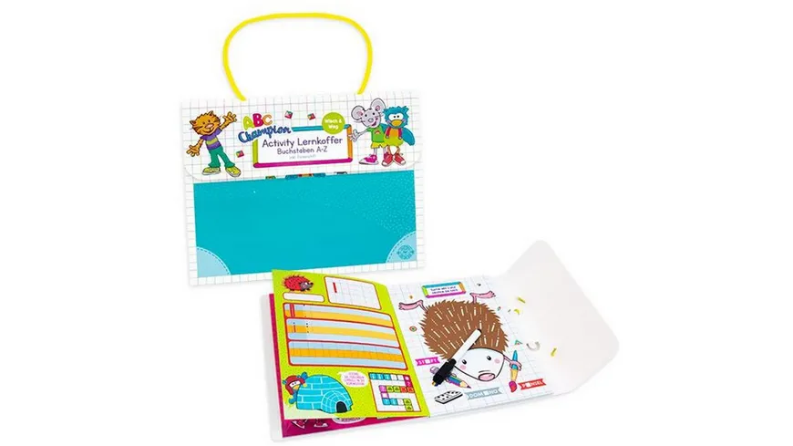 TRENDHAUS ABC Champions Activity Lernkoffer A-Z wisch&weg