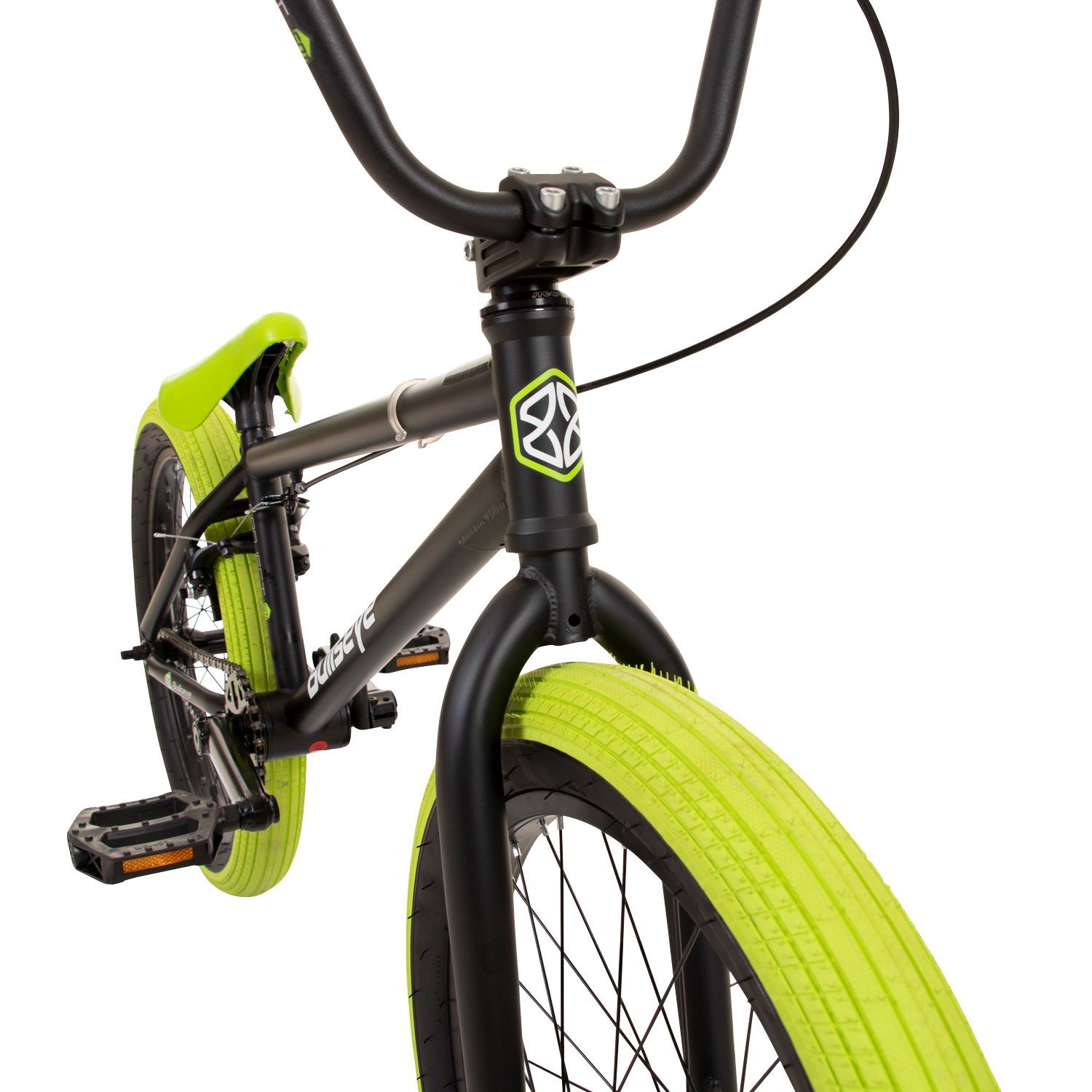 bullseye BMX-Rad Project 501, 1 Gang, ohne Schaltung, BMX Fahrrad Jugendliche Erwachsene unisex 145 - 175 cm mit Pegs