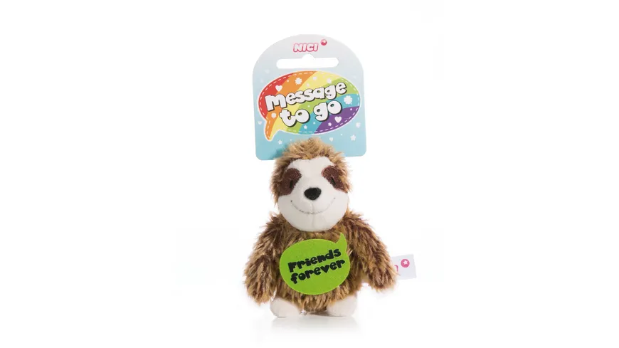 NICI Faultier Friends forever 8cm mit Loop