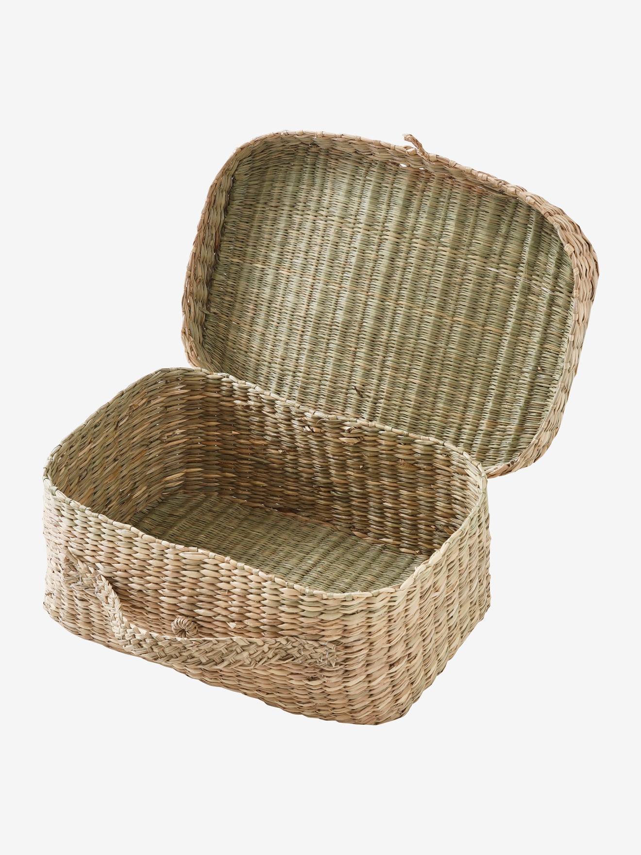 Valisette déco en herbier beige